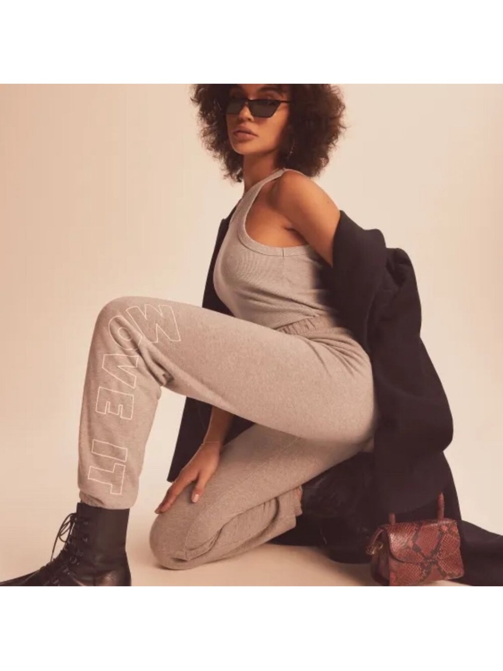 MOTHER ✨ Move It ✨ The Bender sweatpants 100% cotton. NWT ✨ WHITE